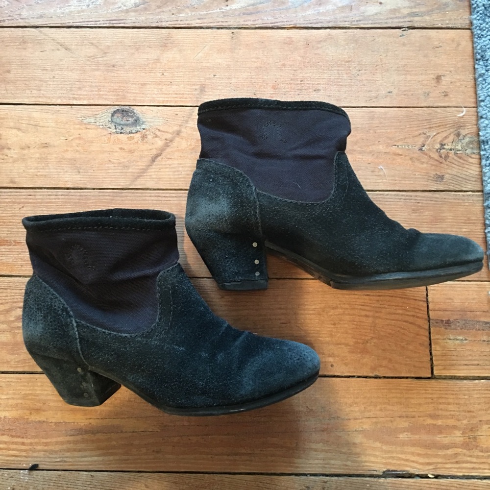 ASH black ankle boots